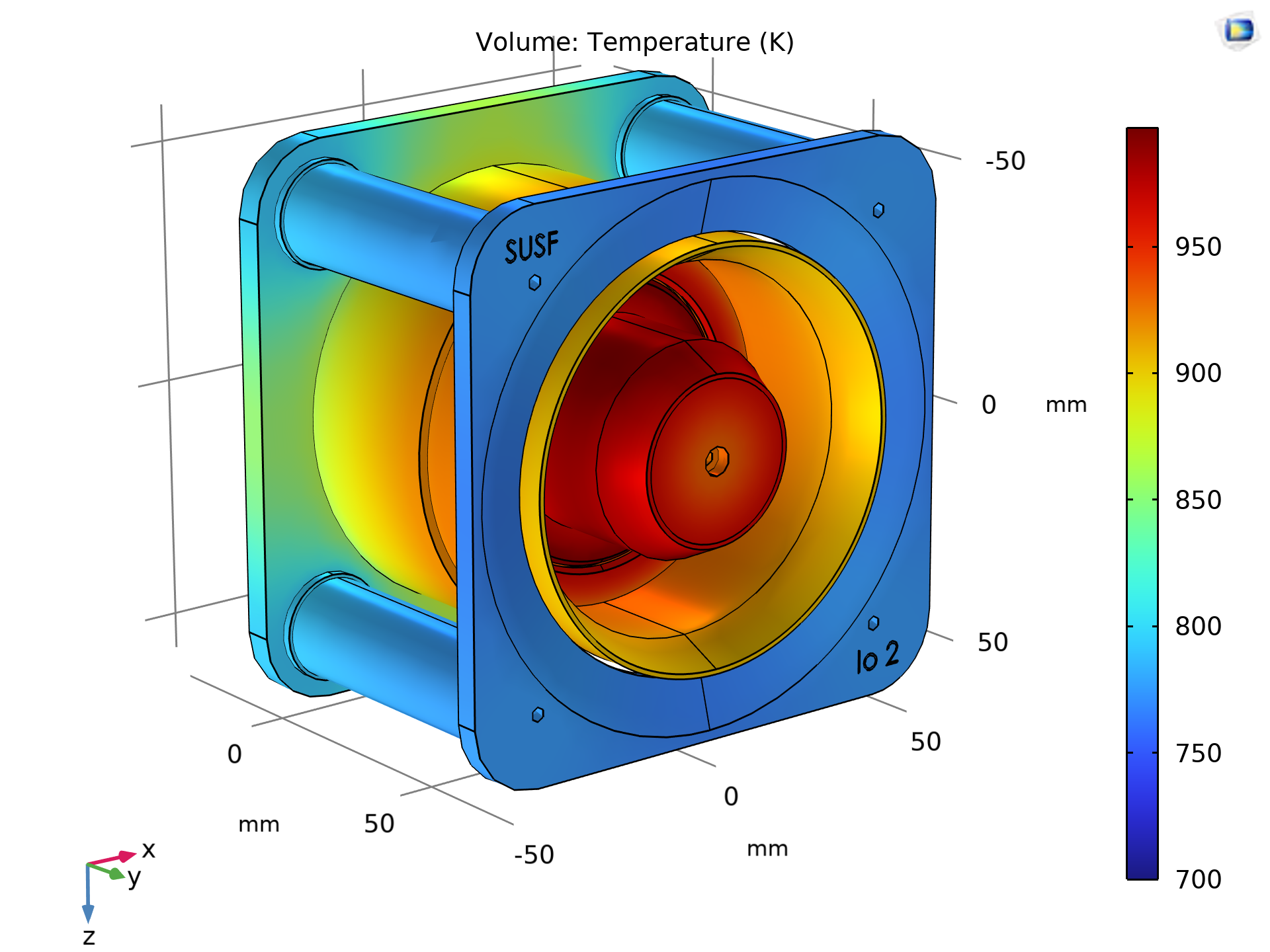 Io-2 thermal simulation